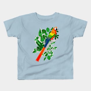 Rainbow macaw Kids T-Shirt